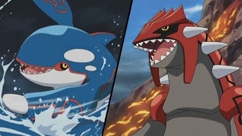 Groudon y Kyogre se enfrentan en este clip oficial en castellano de Pokémon: Advanced Challenge