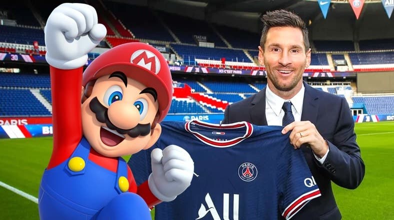La Ligue 1 celebra la llegada de Lionel Messi al PSG con este tributo a Super Mario