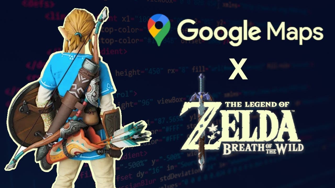 Fan de Zelda crea un Google Maps de Breath of the Wild