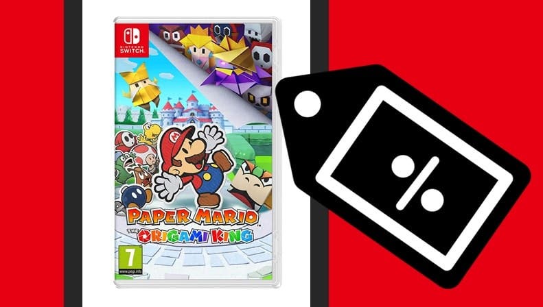 Paper Mario: The Origami King, disponible en físico para Nintendo Switch a precio mínimo histórico con esta oferta flash