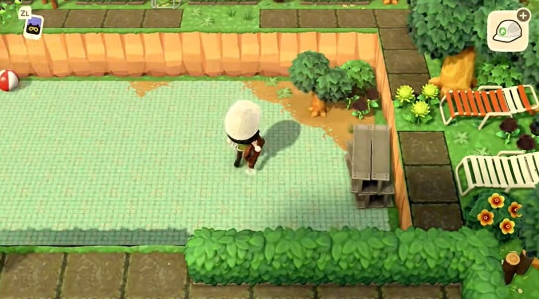 Crean una espectacular piscina abandonada en Animal Crossing: New Horizons