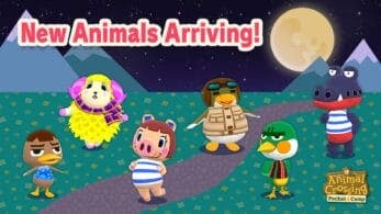 Paticio, Cuqui, Peggy, Serafino, Avutardo y Croco llegan a Animal Crossing: Pocket Camp