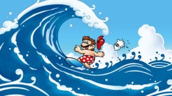 Nintendo comparte este nuevo arte veraniego de Super Mario