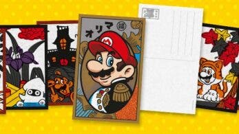 My Nintendo recibe estas postales de Mario inspiradas en las cartas de hanafuda en el catálogo europeo