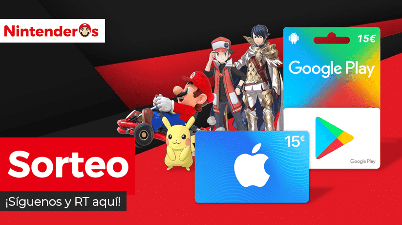[Act.] ¡Sorteamos 2 tarjetas para Google Play Store o iTunes App Store de 15€ (o la moneda de tu país)!