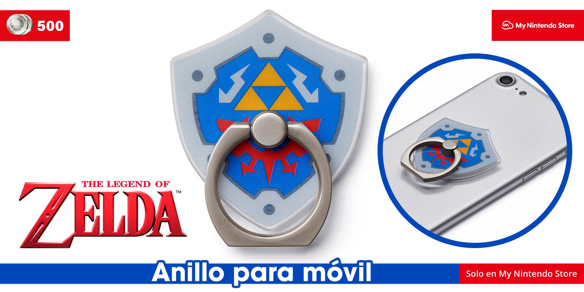 Nintendo añade un anillo para el móvil de Zelda como recompensa para el catálogo europeo de MyNintendo
