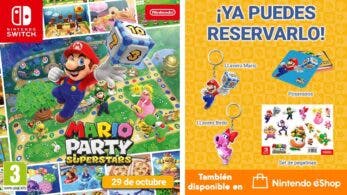 Regalos que puedes conseguir por reservar Mario Party Superstars en diferentes tiendas españolas