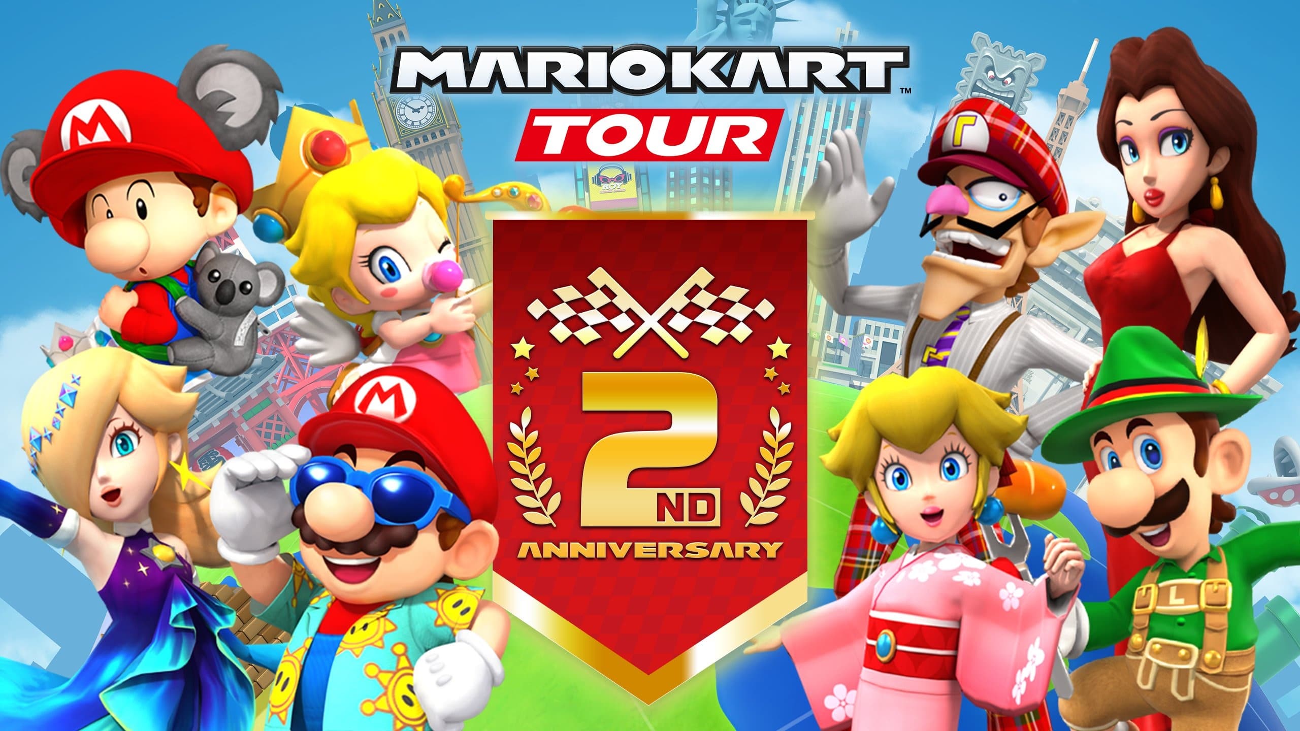 Mario Kart Tour anuncia su siguiente temporada: temporada 2.º aniversario