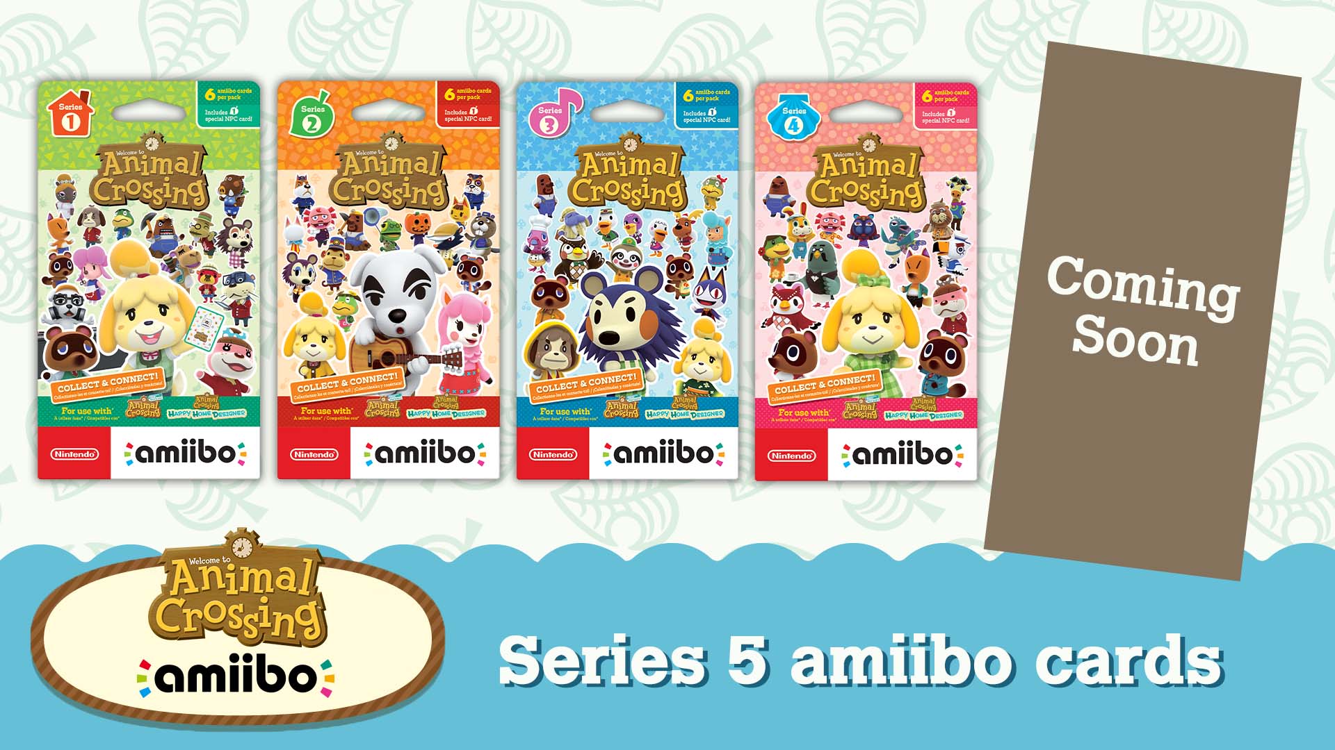 Anunciada una nueva serie de cartas amiibo de Animal Crossing