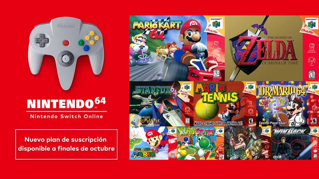Nintendo celebra la llegada de Nintendo 64 a Nintendo Switch Online con artes en HD de sus juegos clásicos