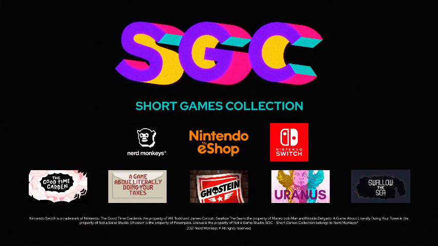 SGC – Short Games Collection 1 ofrece cinco originales experiencias cortas este 1 de octubre en Nintendo Switch