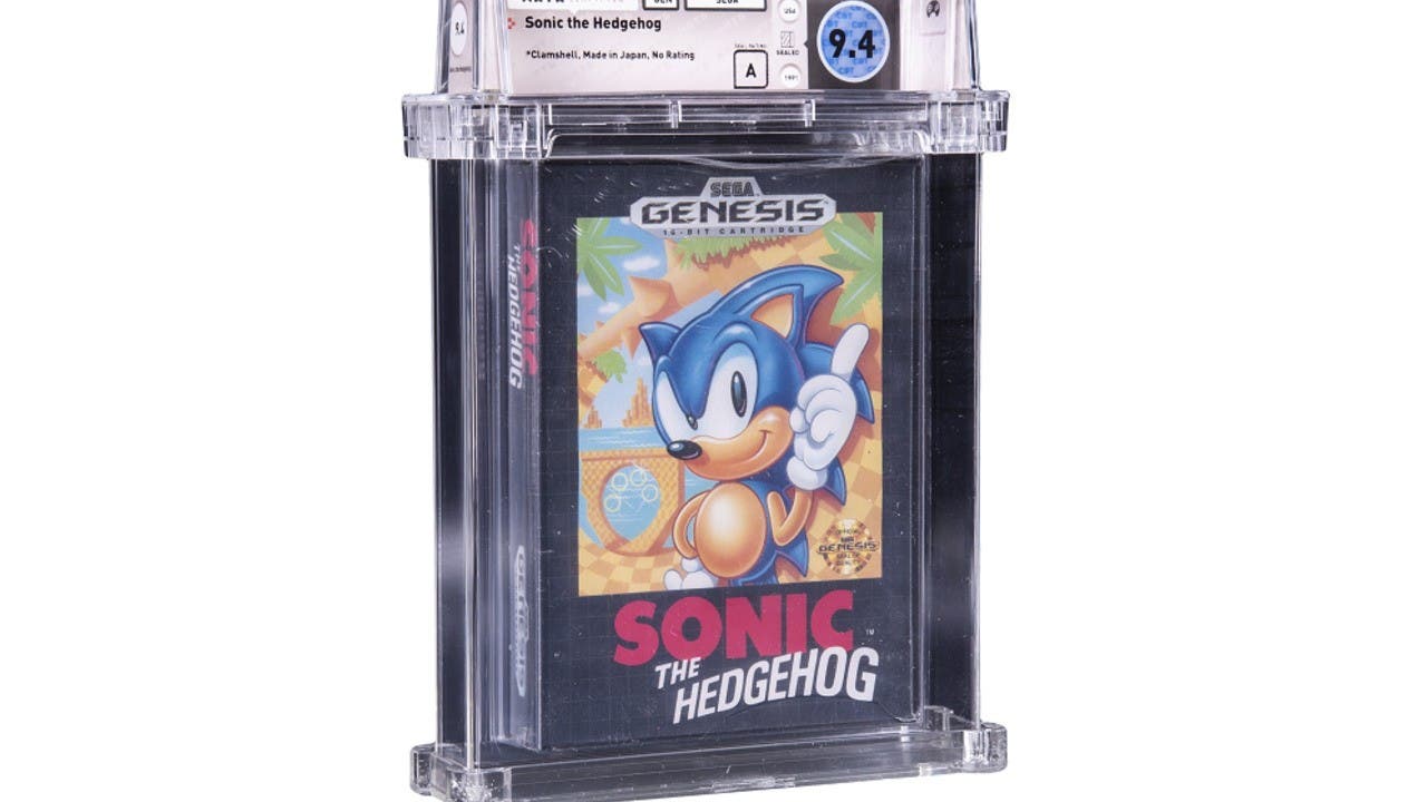 Esta copia de Sonic the Hedgehog se ha vendido por un precio récord, pero su creador no se fía