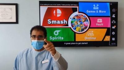 Dentista regalará una limpieza dental a quien consiga ganarle en Super Smash Bros. Ultimate