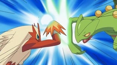 Ash y Aura se enfrentan en este clip oficial en castellano de Pokémon: Battle Frontier