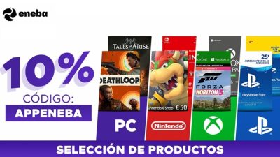 La app de Eneba te trae descuentos irresistibles para Nintendo, PlayStation, Xbox y PC