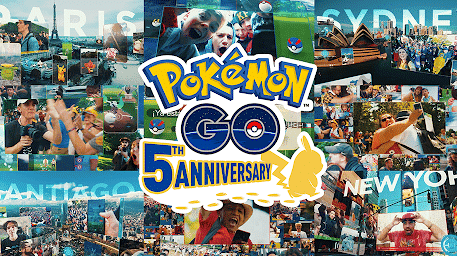 Pokémon GO lanza mensaje y vídeo de su 5º aniversario