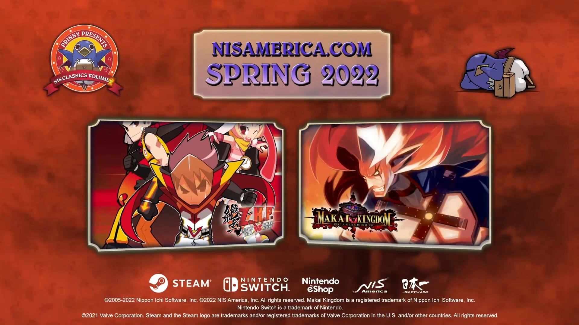 Prinny Presents NIS Classics Vol. 2 llegará en la primavera de 2022 a Nintendo Switch