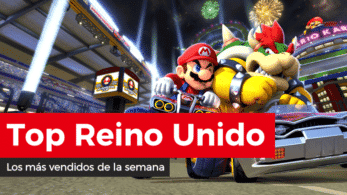 Mario Kart 8 Deluxe se mantiene como lo más vendido de Nintendo en Reino Unido (21/9/21)