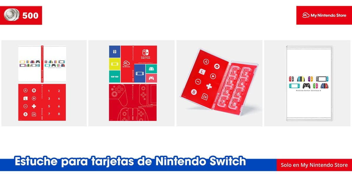 MyNintendo suma un estuche para tarjetas de Nintendo Switch a sus recompensas del catálogo europeo