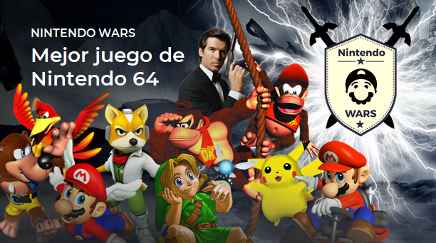 Segunda Ronda de Nintendo Wars: Mejor juego de Nintendo 64: ¡Vota ya por los 8 clasificados!