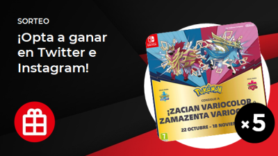 [Act.] ¡Sorteamos 5 tarjetas de Zacian variocolor + Zamazenta variocolor para Pokémon Espada y Escudo!