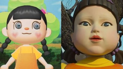 Recrean el primer episodio de la serie El juego del calamar en Animal Crossing: New Horizons