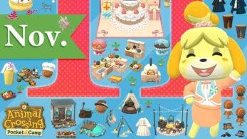 Estas son todas las novedades que recibirá Animal Crossing: Pocket Camp en noviembre