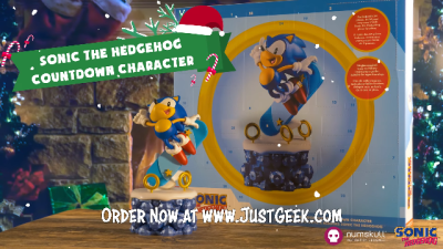 Este calendario de adviento trae piezas de una figura de Sonic en lugar de chocolate