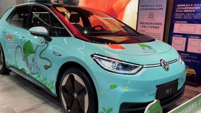 Mira este genial Volkswagen ID.3 Pokémon inspirado en Bulbasaur