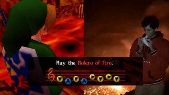 Fan de The Legend of Zelda ha tocado el Bolero del Fuego con una ocarina real en un volcán activo