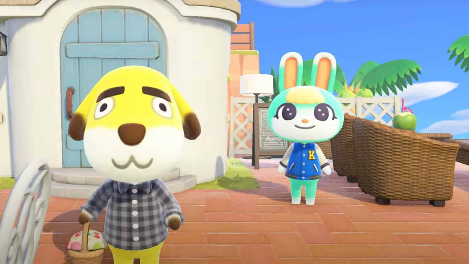 Un jugador crea una zona para perros en Animal Crossing: New Horizons