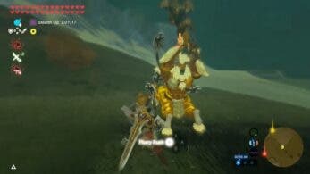 Este Centaleón golpeó tan fuerte que Link quedó atrapado bajo tierra en Zelda: Breath of the Wild