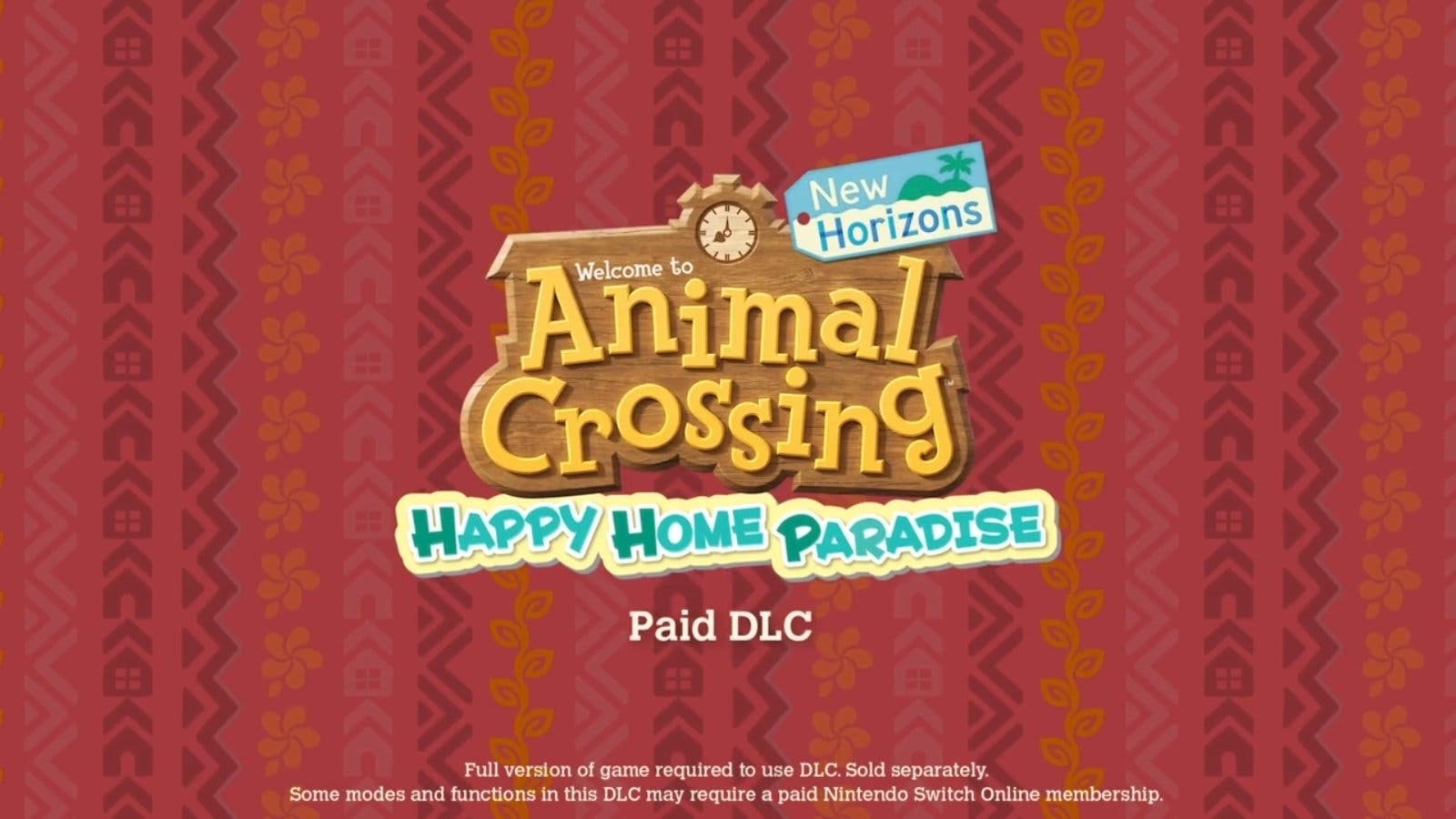 Animal Crossing: New Horizons confirma DLC de pago: Happy Home Paradise
