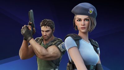 Chris Redfield y Jill Valentine de Resident Evil celebran su llegada a Fortnite: detalles y vídeos