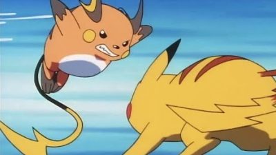 Pikachu y Raichu se enfrentan en este clip oficial en castellano de Pokémon: Liga Añil