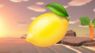 Imágenes hacen sospechar que los limones llegarían a Animal Crossing: New Horizons