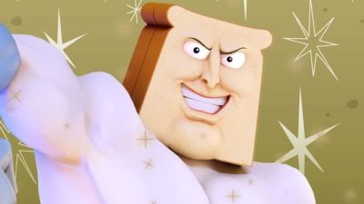 Nickelodeon All-Star Brawl nos muestra a Powdered Toastman en este vídeo