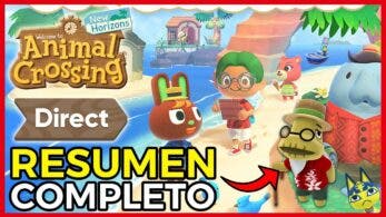 [Vídeo] Resumen completo del Nintendo Direct de Animal Crossing: New Horizons: DLC de pago y más