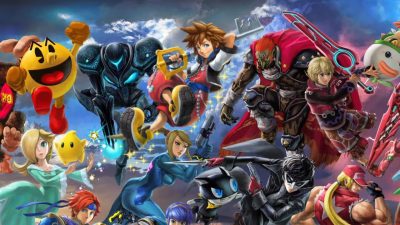 Masahiro Sakurai muestra una espectacular versión real del mural de Super Smash Bros. Ultimate