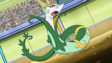 Fan-art de Pokémon muestra cómo podría ser la fusión entre Mega Mawile y Serperior