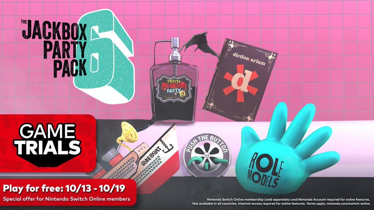The Jackbox Party Pack 6 es anunciado como título de prueba para usuarios de Nintendo Switch Online en América