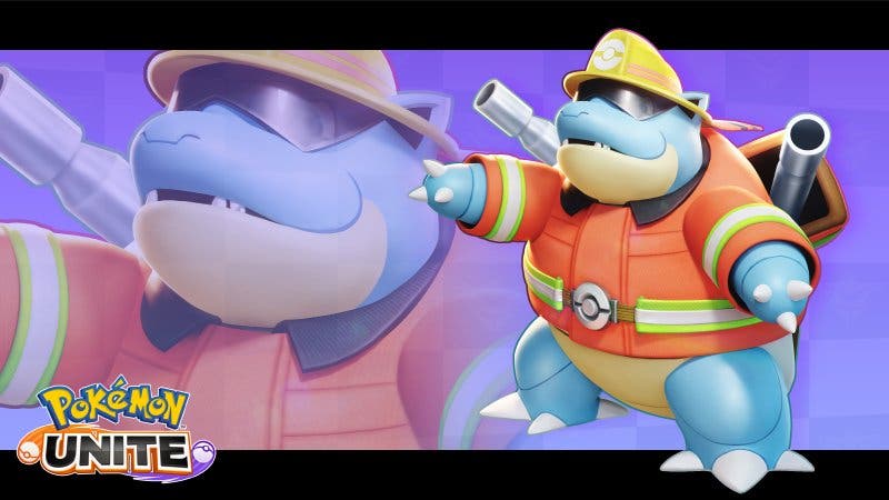 Blastoise Bombero ya se encuentra disponible como Holoatuendo en Pokémon Unite