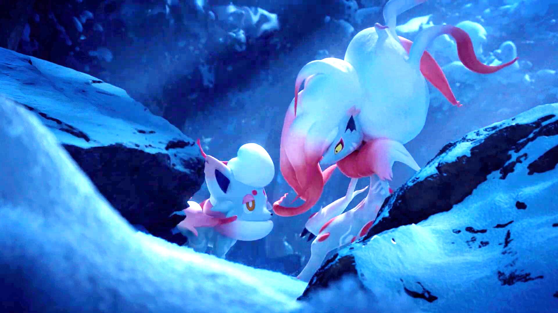 Imágenes aclaradas nos muestran al detalle a Zorua y Zoroark de Hisui de Leyendas Pokémon: Arceus - Nintenderos