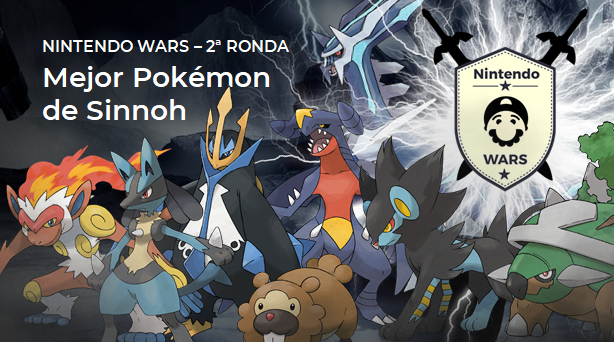 Segunda Ronda de Nintendo Wars: Mejor Pokémon de Sinnoh: ¡Vota por los 8 clasificados!