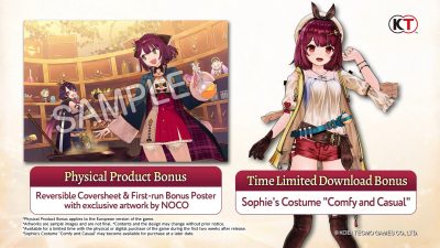 Atelier Sophie 2 estrena nuevo tráiler y confirma regalos por compra temprana