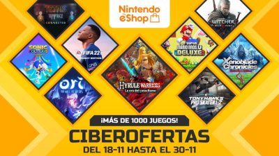 Nintendo celebra el lanzamiento de sus Ciberofertas por el Black Friday: lista, hasta un 75% en más de 1000 juegos, tráiler y más
