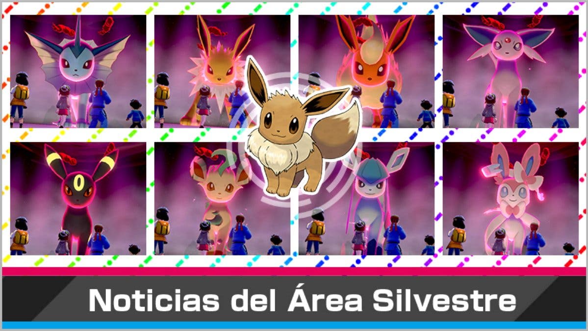 El nuevo evento de Incursiones Dinamax de Pokémon Espada y Escudo se centra en Eevee y sus evoluciones