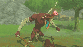 Este vídeo muestra un increíble combo contra un Moblin en Zelda: Breath of the Wild