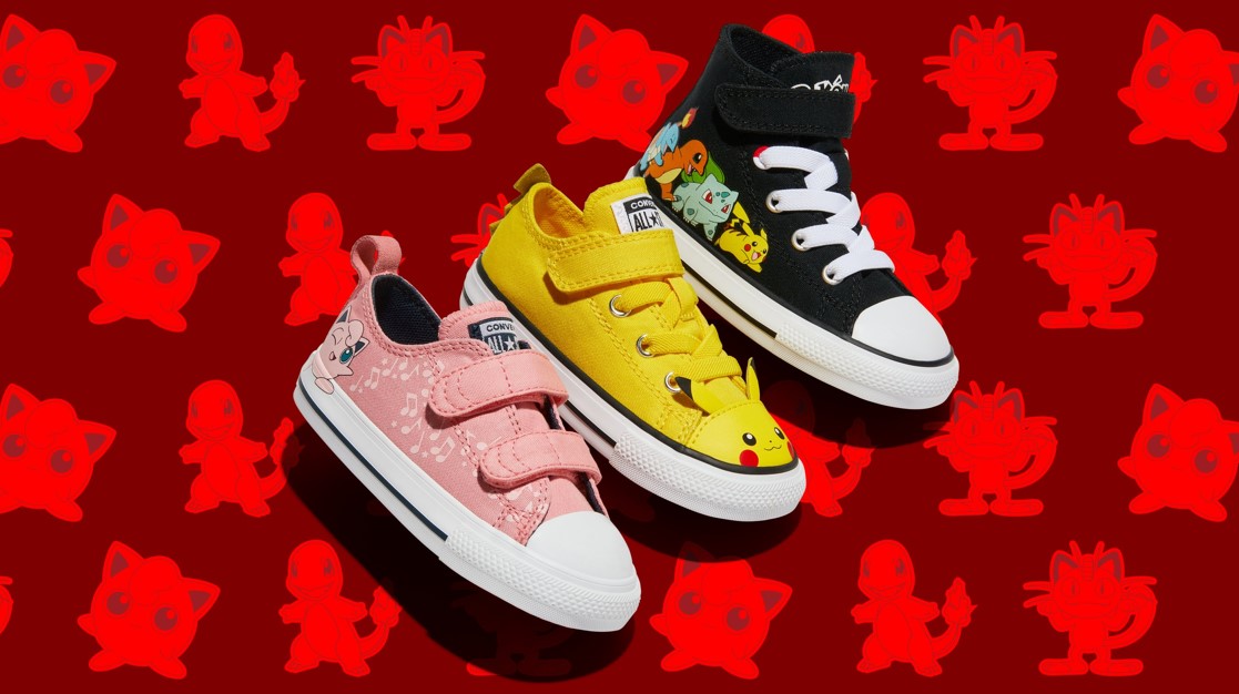 Pokémon anuncia una colaboración con Converse para estas fiestas