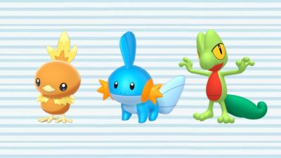 Cómo conseguir a Torchic, Mudkip y Treecko en Pokémon Diamante Brillante y Perla Reluciente